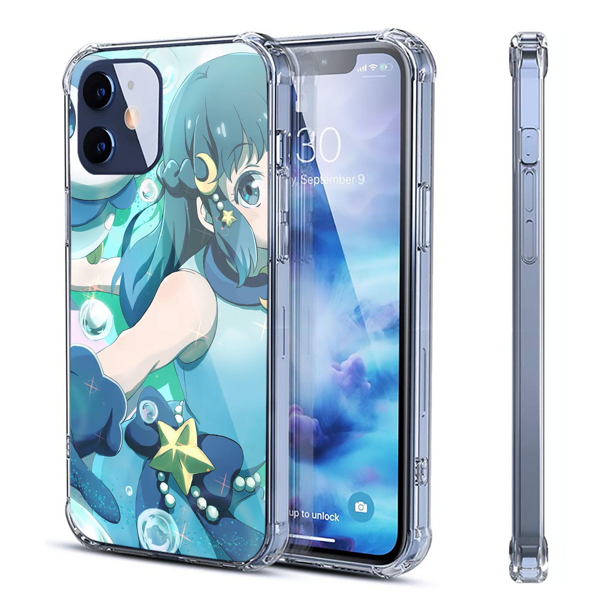 （画像用） ポケットモンスター Pokémon 【iPhone 12シリーズ対応】透明スマホケース（クリアソフトケース）